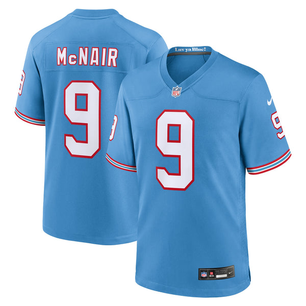 Tennessee Titans Steve McNair Nike Light Blue Retired Player Alternate Game Jersey