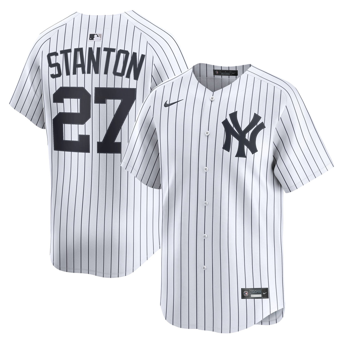 New York Yankees Giancarlo Stanton White Home Limited Player Jersey
