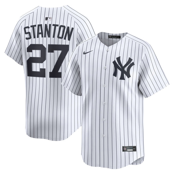 New York Yankees Giancarlo Stanton White Home Limited Player Jersey
