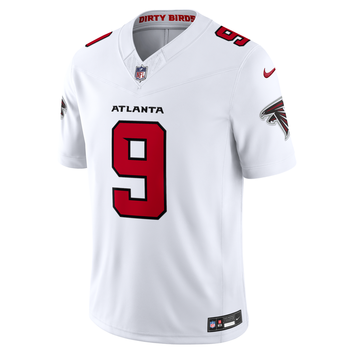 Atlanta Falcons Michael Penix Jr. White Vapor F.U.S.E. Stitched Limited Jersey