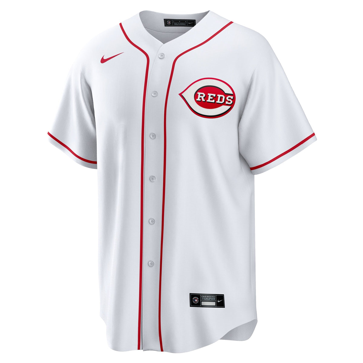 Cincinnati Reds White #1 Dad Home Replica Jersey