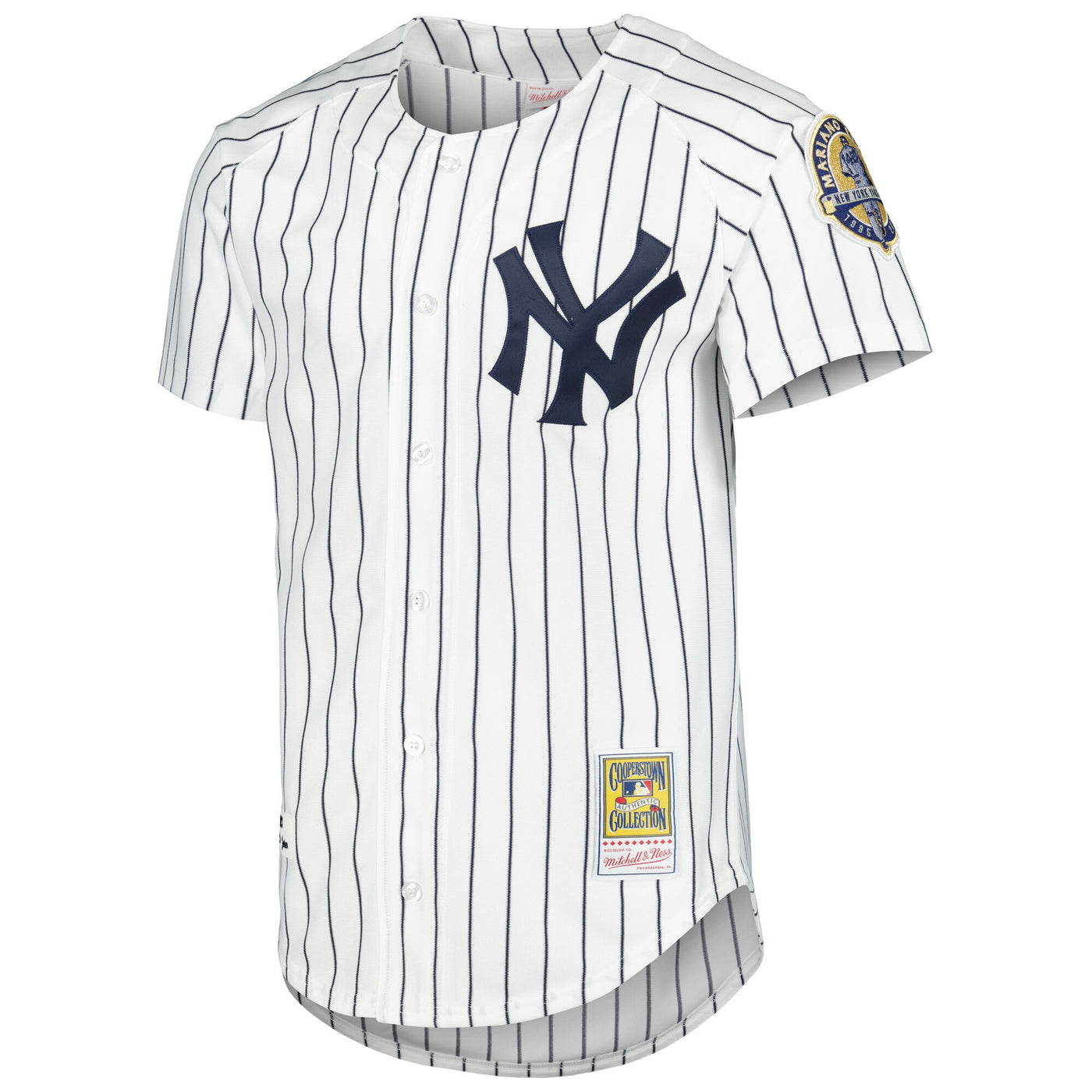 New York Yankees Derek Jeter Mitchell & Ness White Cooperstown Collection Authentic Jersey