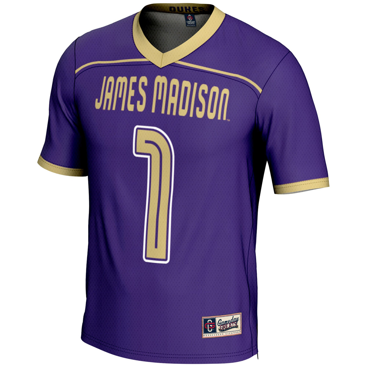 James Madison Dukes GameDay Greats #1 Lightweight Lacrosse Jersey - Purple
