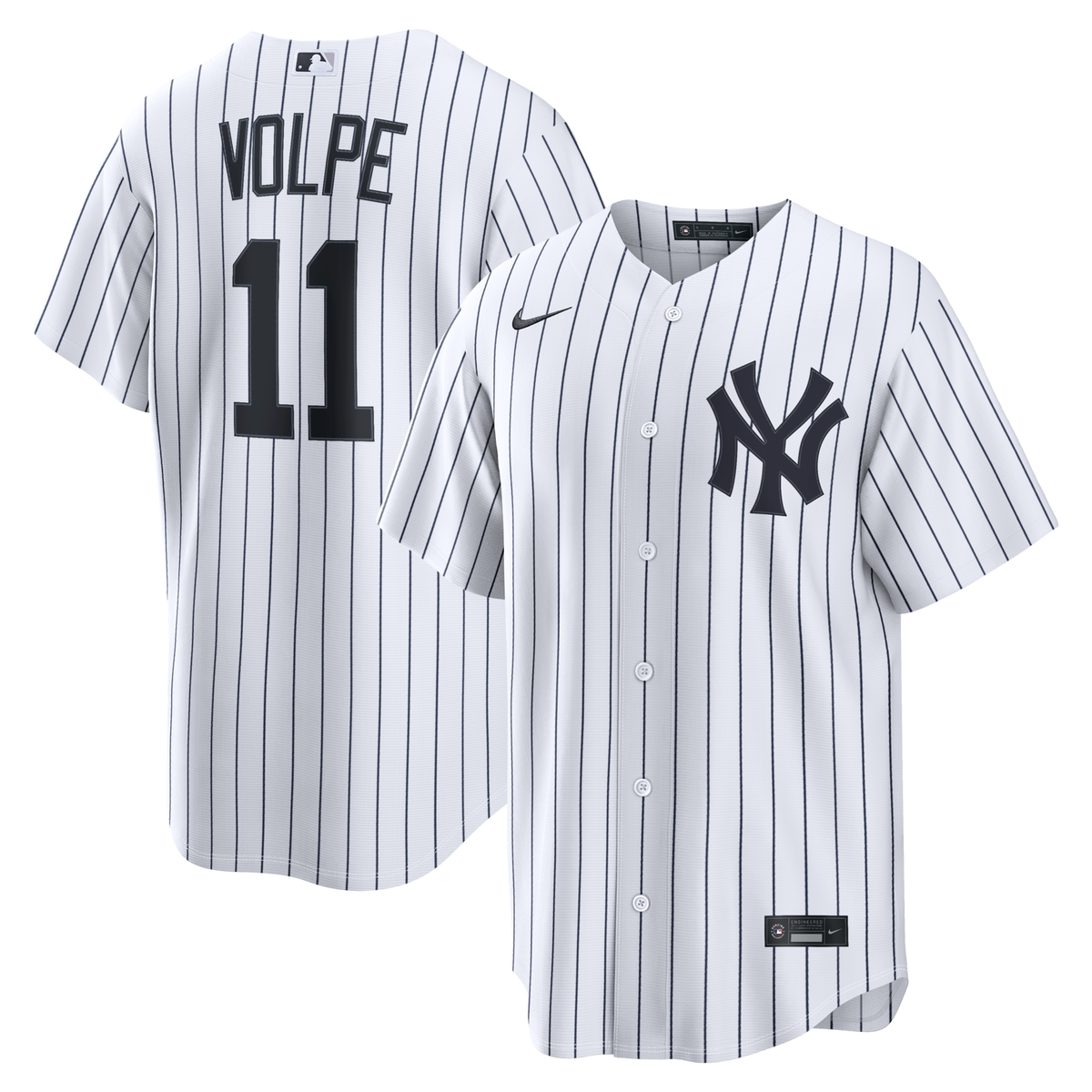 New York Yankees Anthony Volpe White Home Replica Jersey