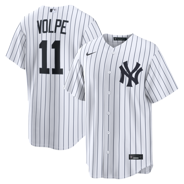 New York Yankees Anthony Volpe White Home Replica Jersey