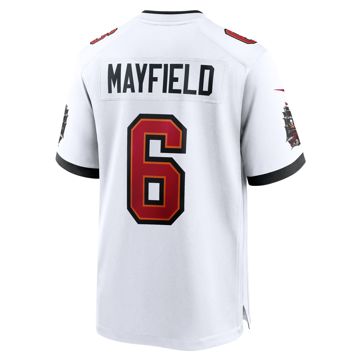 Tampa Bay Buccaneers Baker Mayfield Nike White Away Game Jersey