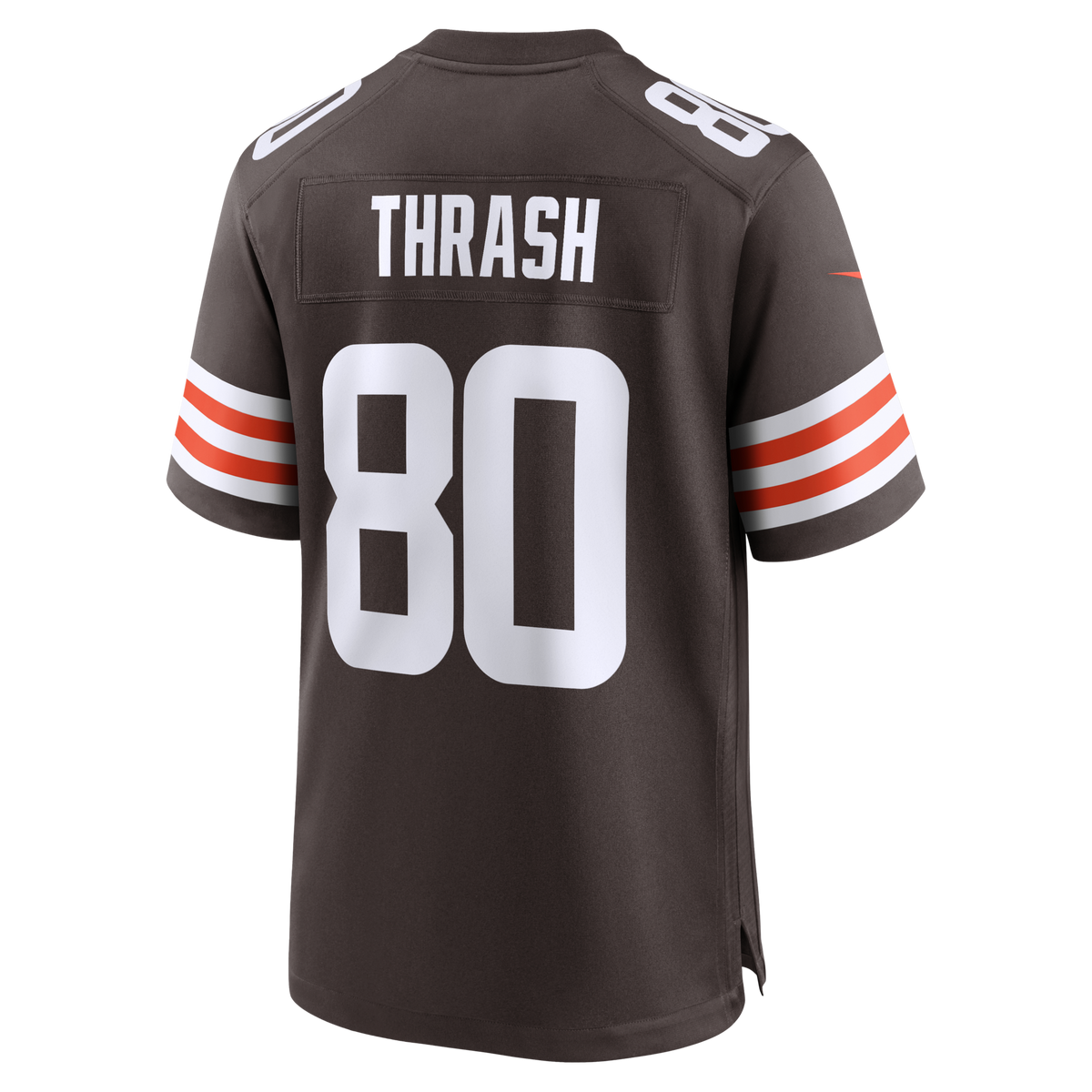 Cleveland Browns Jamari Thrash Brown Team Game Jersey