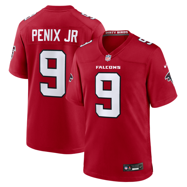 Atlanta Falcons Michael Penix Jr. Nike Red Game Jersey