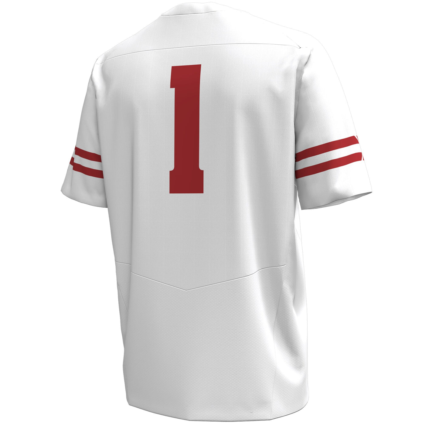 Under Armour #1 White Wisconsin Badgers Replica Football Jersey