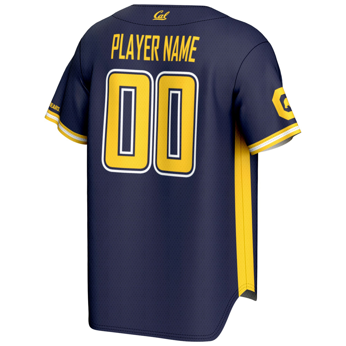 Cal Bears GameDay Greats NIL Pick-A-Player Lightweight Baseball Jersey - Navy