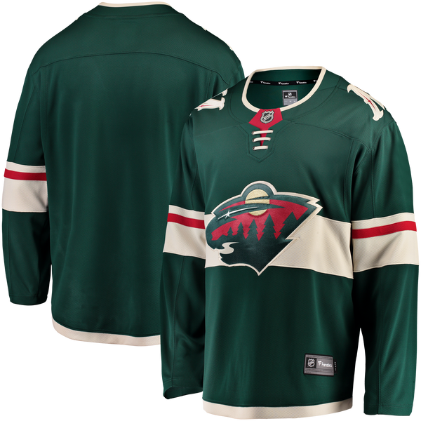 Minnesota Wild Fanatics Green Home Breakaway Jersey