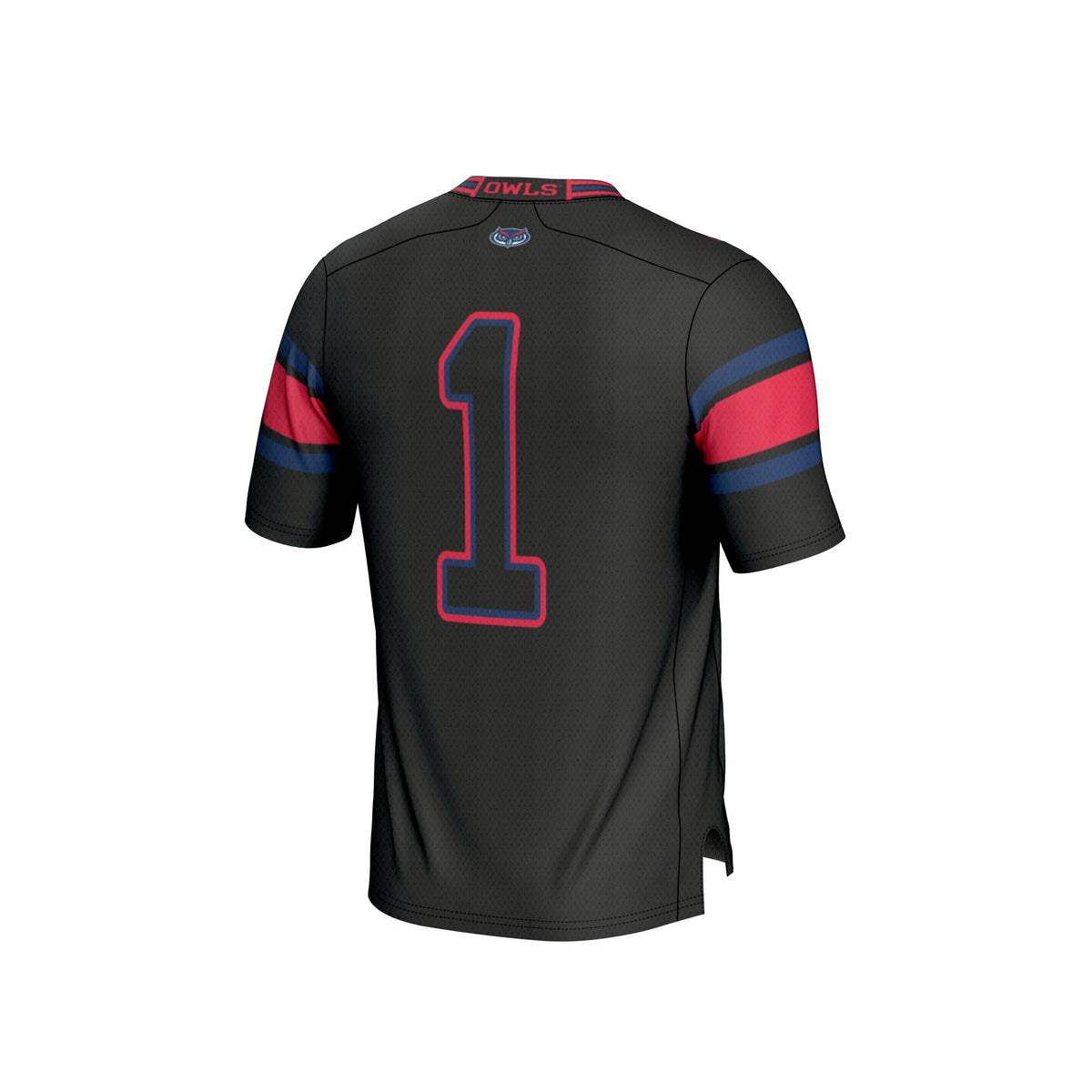 #1 Florida Atlantic Owls GameDay Greats Lightweight Football Jersey - Black