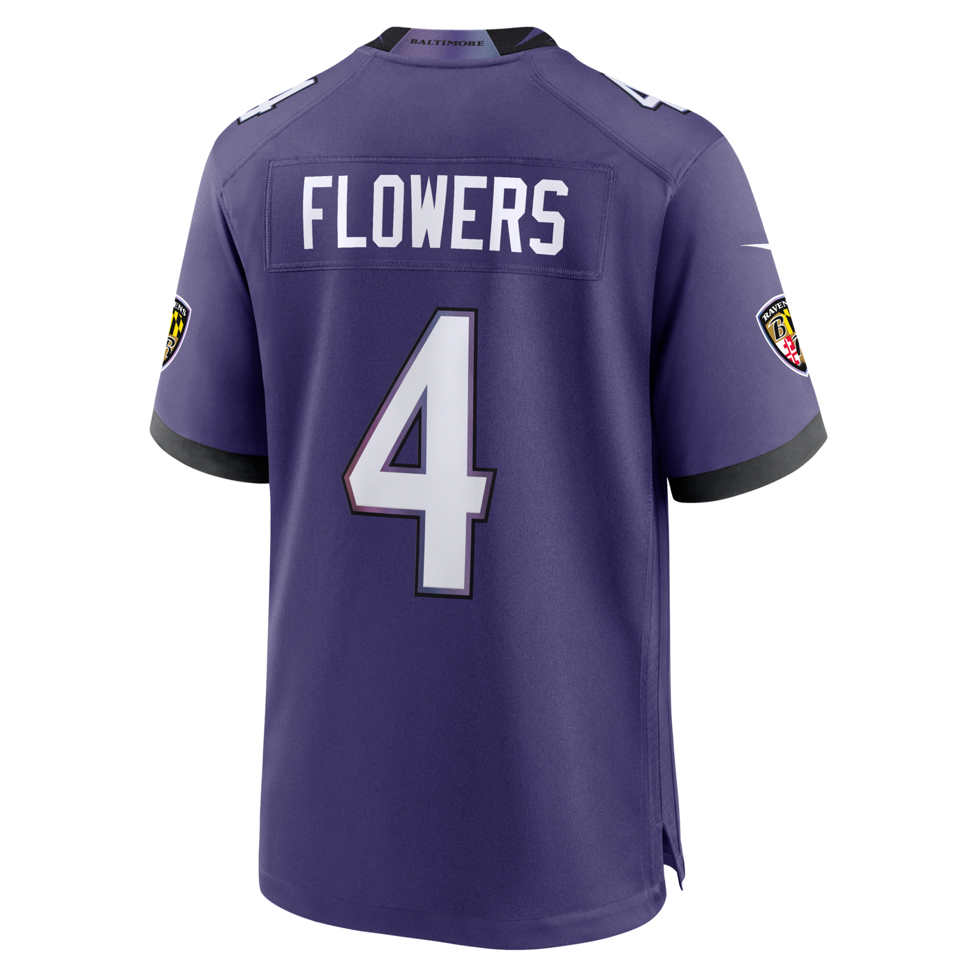 Baltimore Ravens Zay Flowers Nike Purple Team Game Jersey