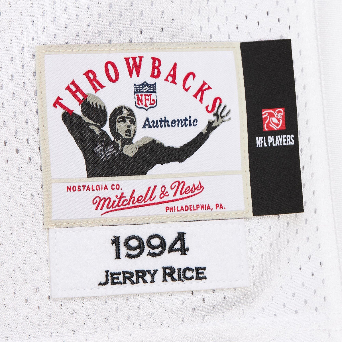 San Francisco 49ers 1994 Jerry Rice Mitchell & Ness White Authentic Throwback Retired Player Jersey