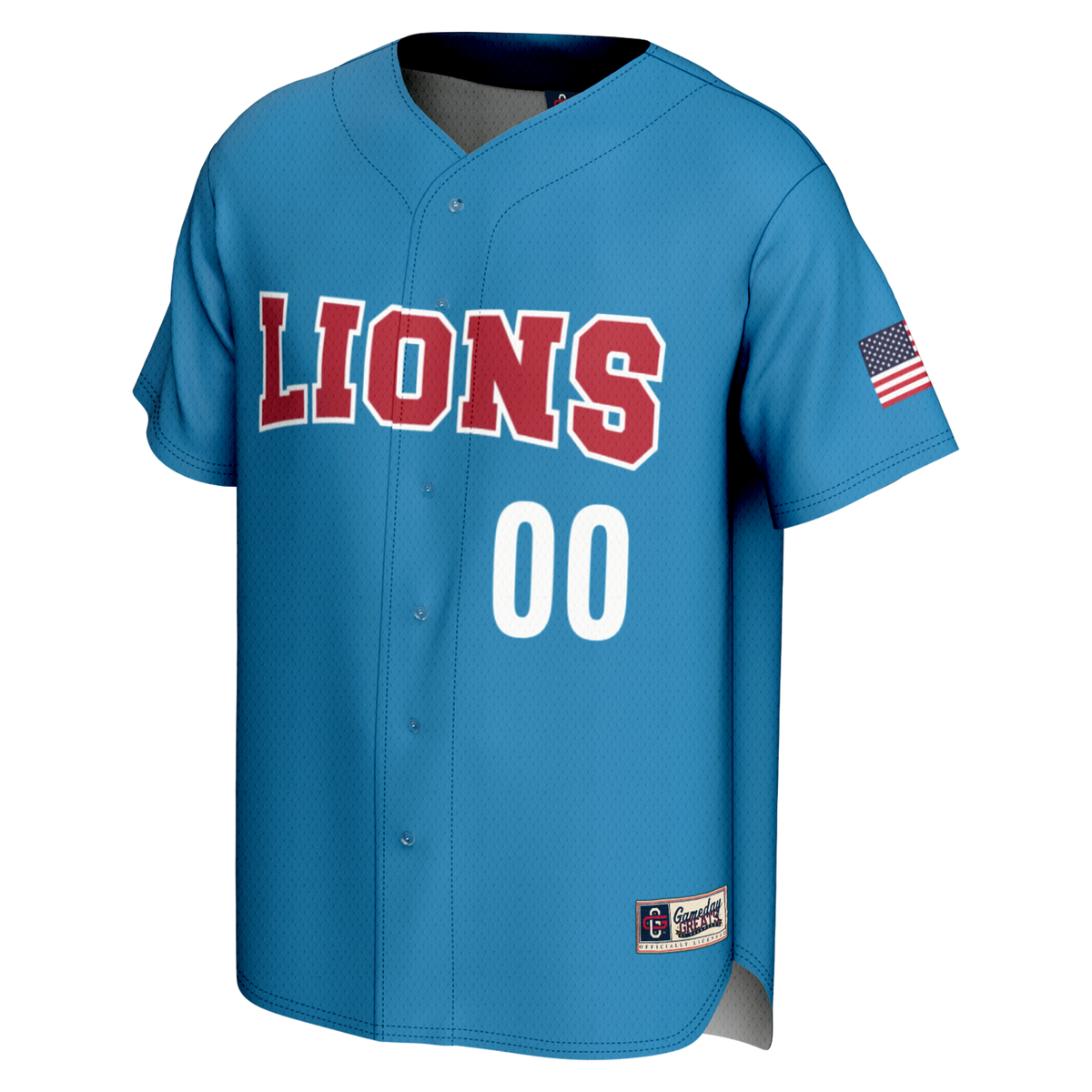 Loyola Marymount Lions GameDay Greats NIL Pick-A-Player Lightweight Baseball Jersey - Blue