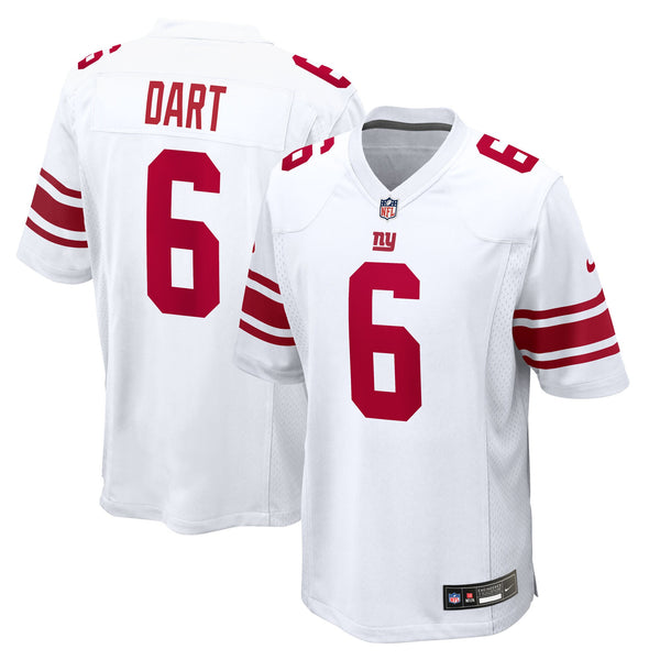 New York Giants Jaxson Dart Nike White Game Jersey