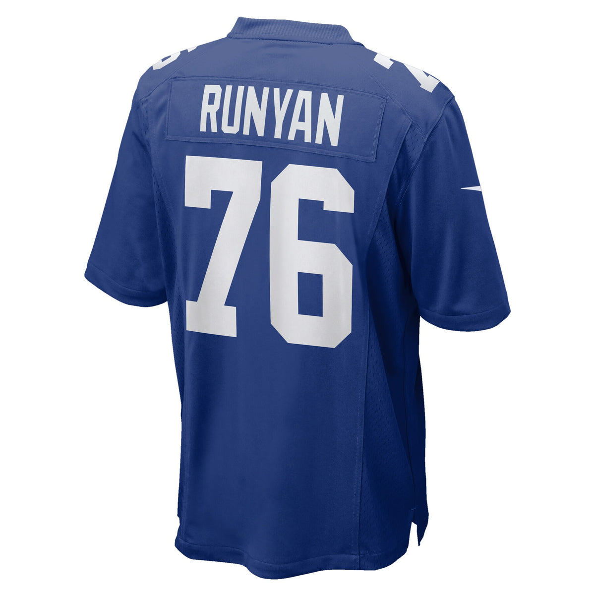 New York Giants Jon Runyan Royal Team Game Jersey