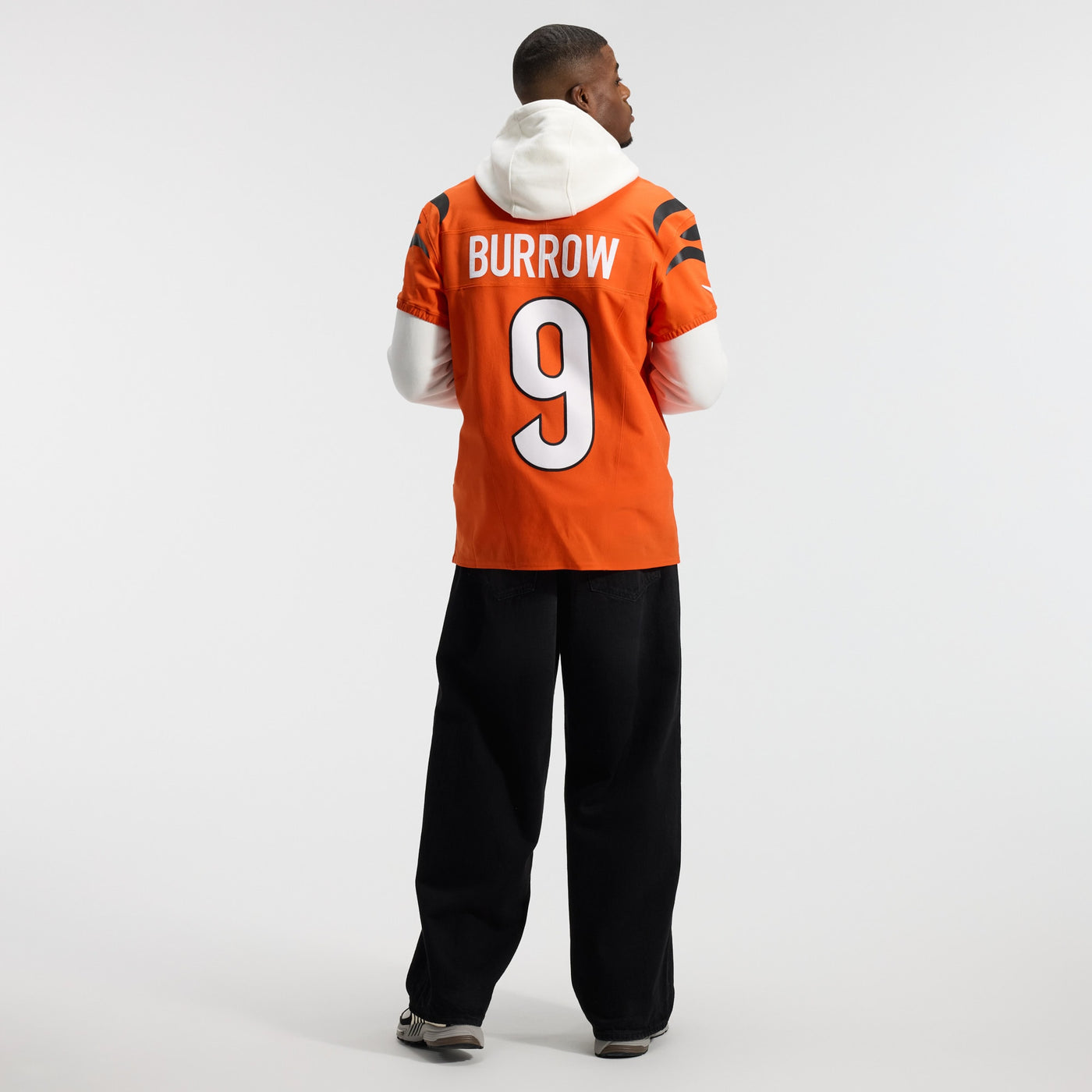 Cincinnati Bengals Joe Burrow Nike Orange Team Vapor F.U.S.E. Elite Jersey