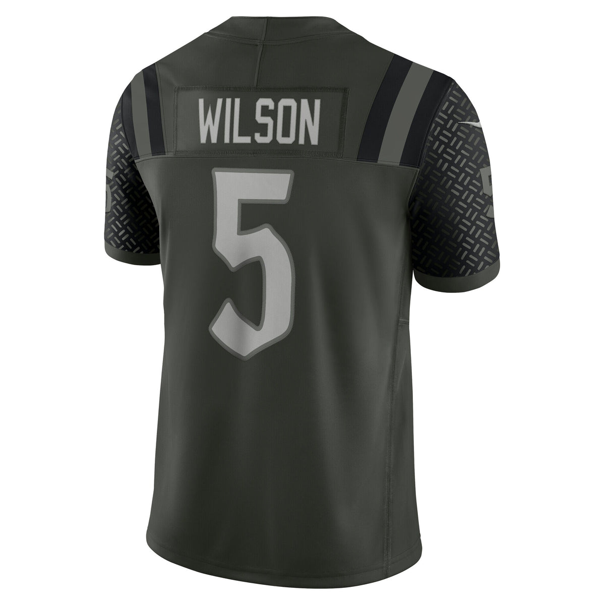 New York Jets Garrett Wilson Gotham Green 2025 Rivalries Collection Stitched Limited Jersey