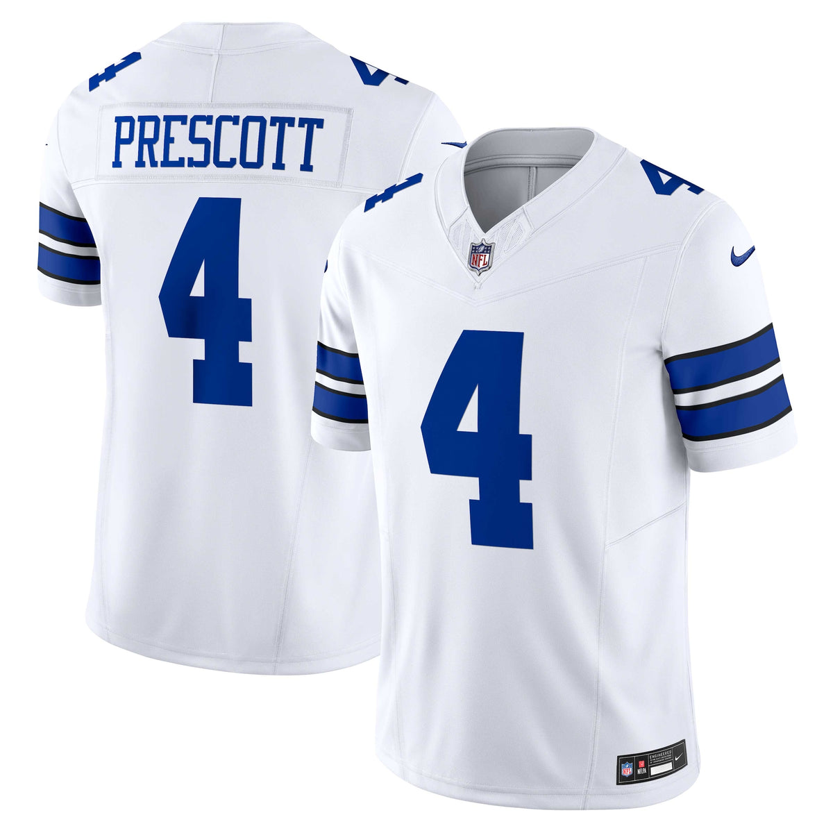 Dallas Cowboys Dak Prescott White Vapor F.U.S.E. Limited Jersey