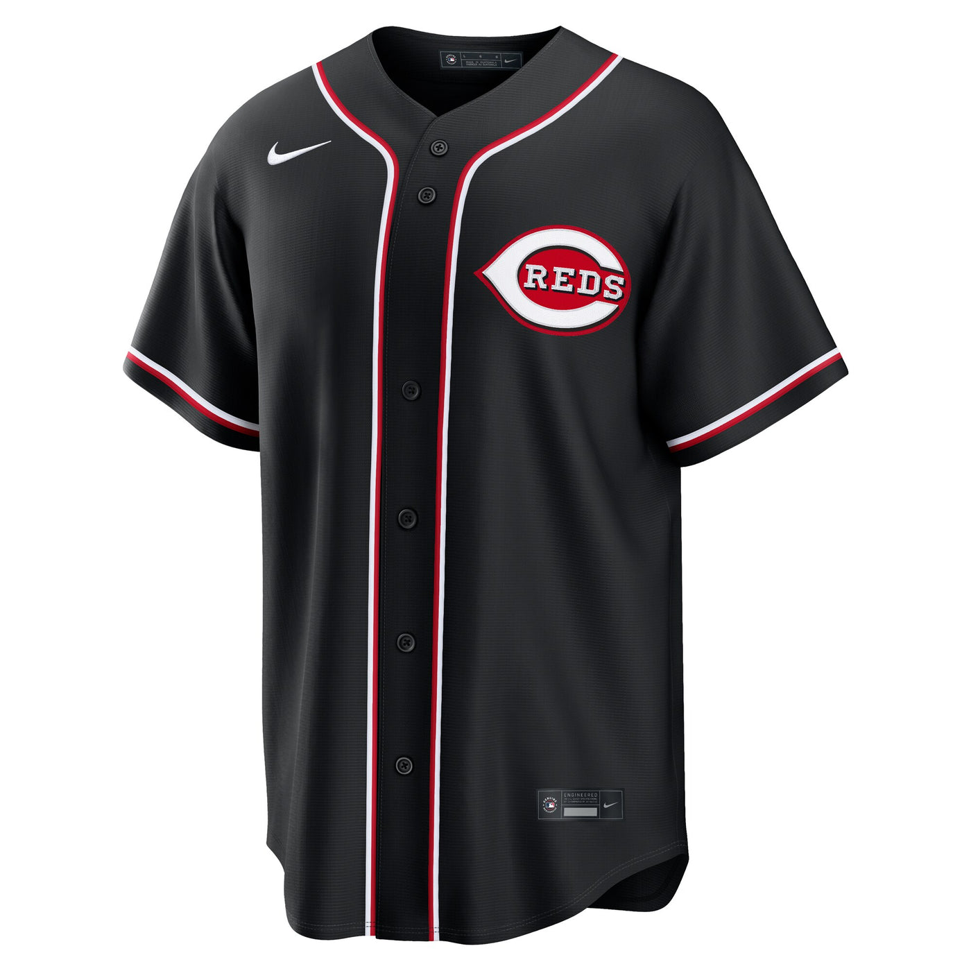 Cincinnati Reds Elly De La Cruz Nike Fashion Replica Black Out Jersey