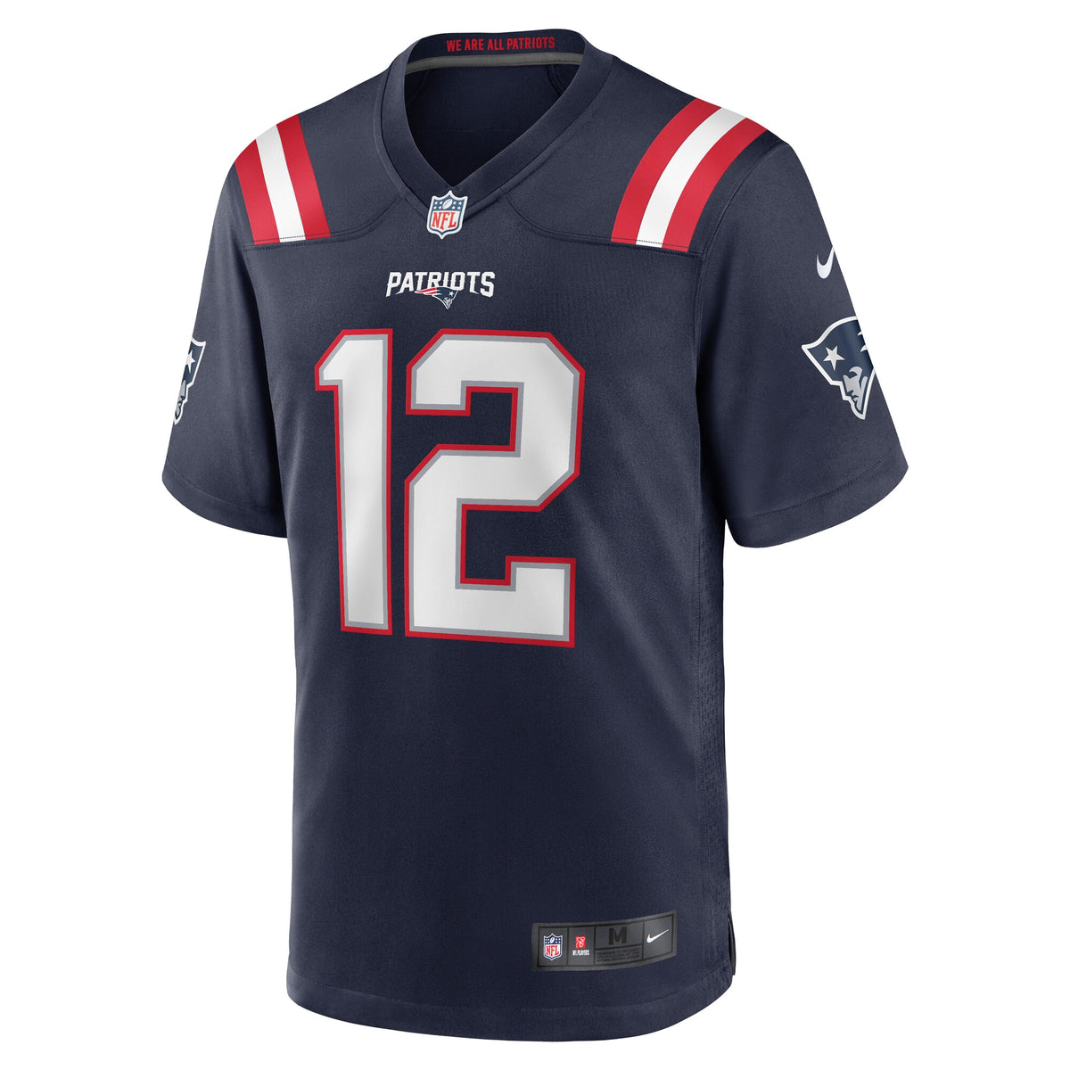 New England Patriots Navy Game Retired Player Jersey