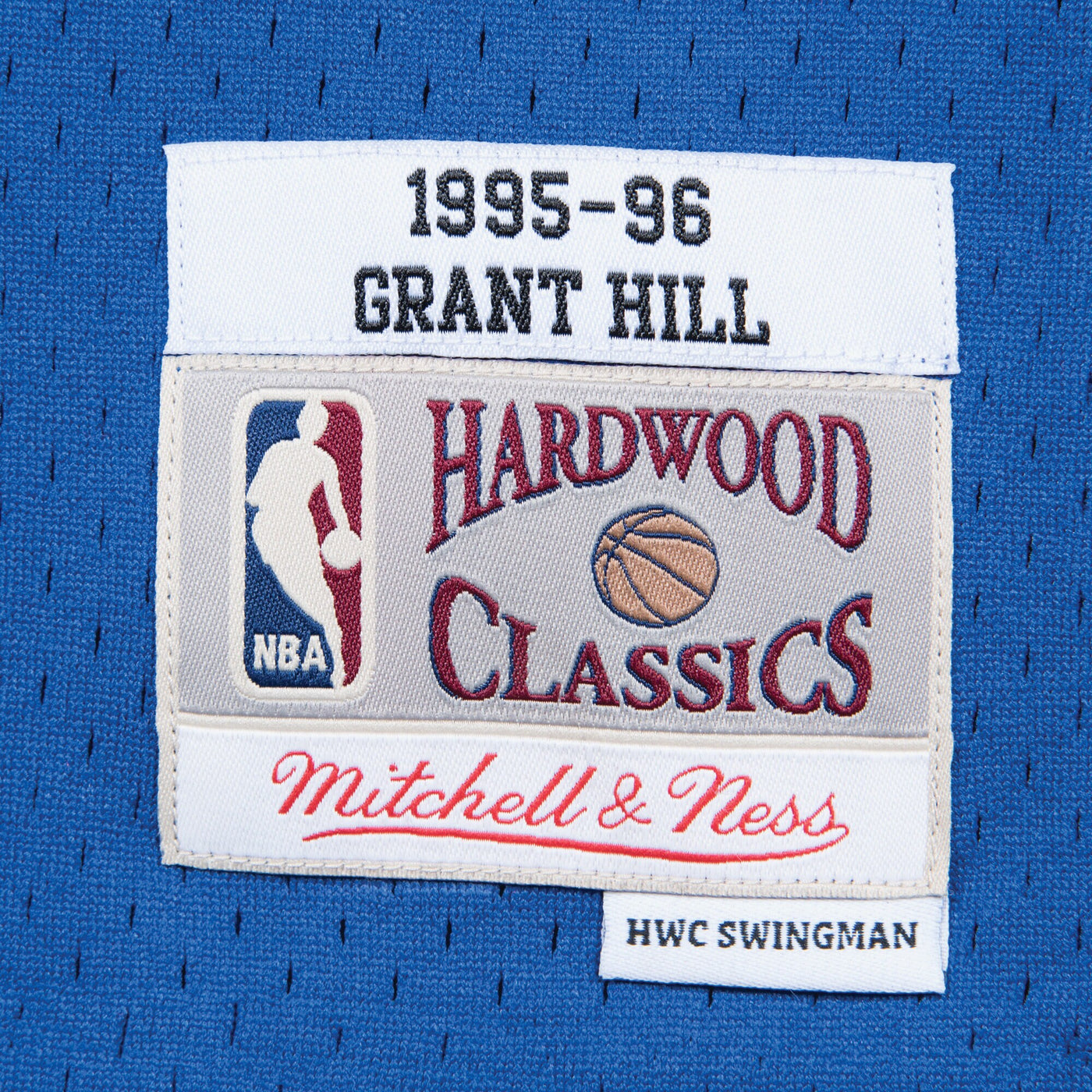 Detroit Pistons Mitchell & Ness Swingman Jersey Road Grant Hill 1995-96