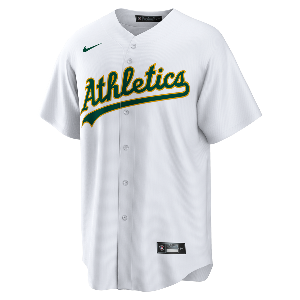 Athletics Jeff McNeil White Home Replica Jersey