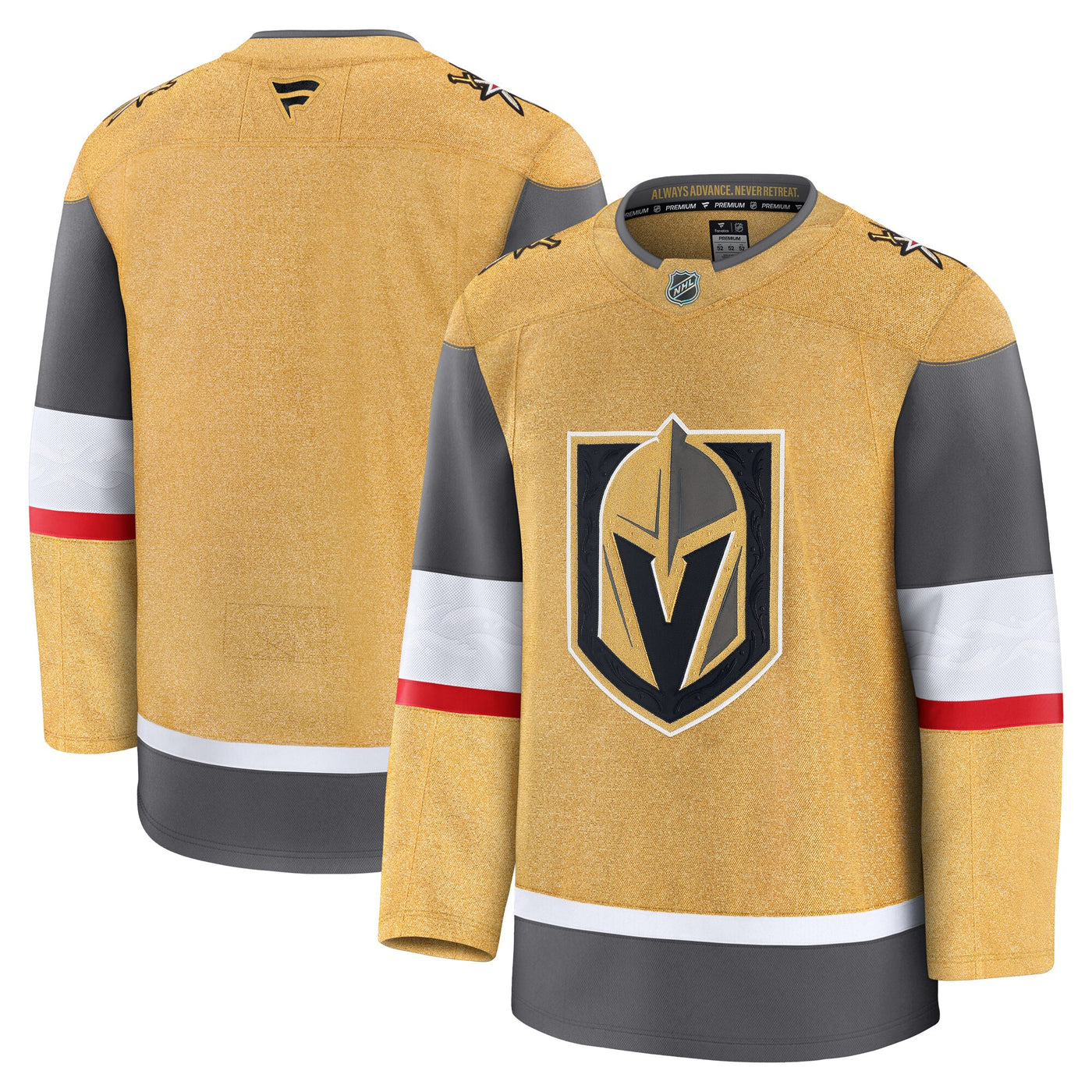 Vegas Golden Knights Fanatics Gold Home Premium Jersey