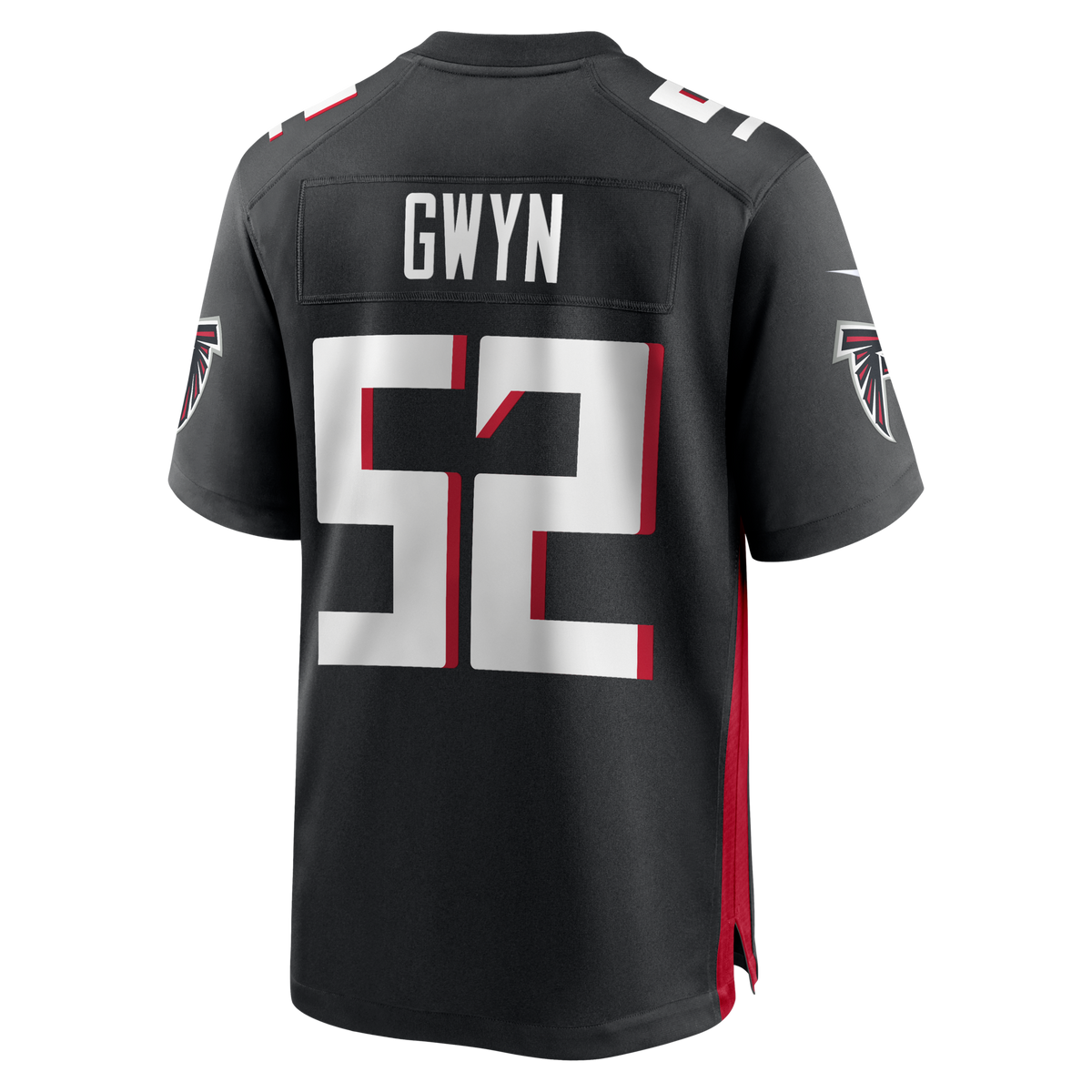 Atlanta Falcons Jovaughn Gwyn Black Team Game Jersey