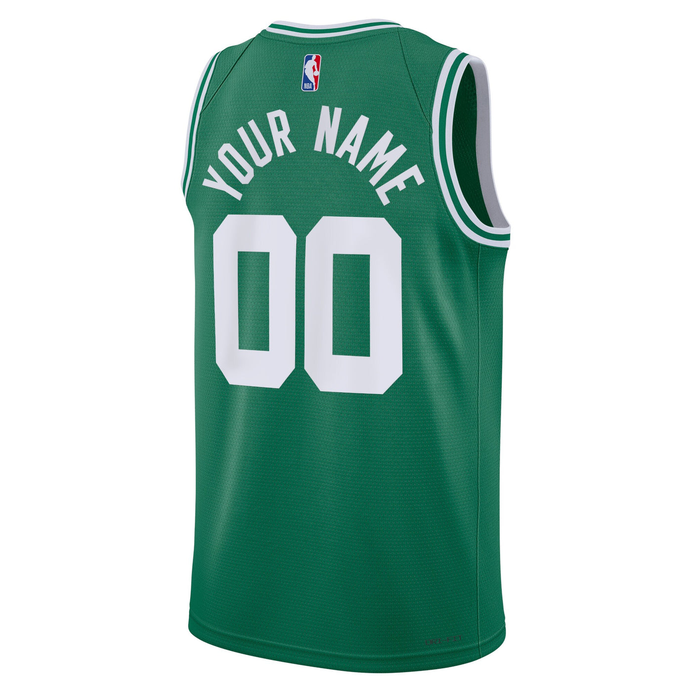 Boston Celtics Nike Icon Edition Swingman Jersey - Kelly Green - Custom