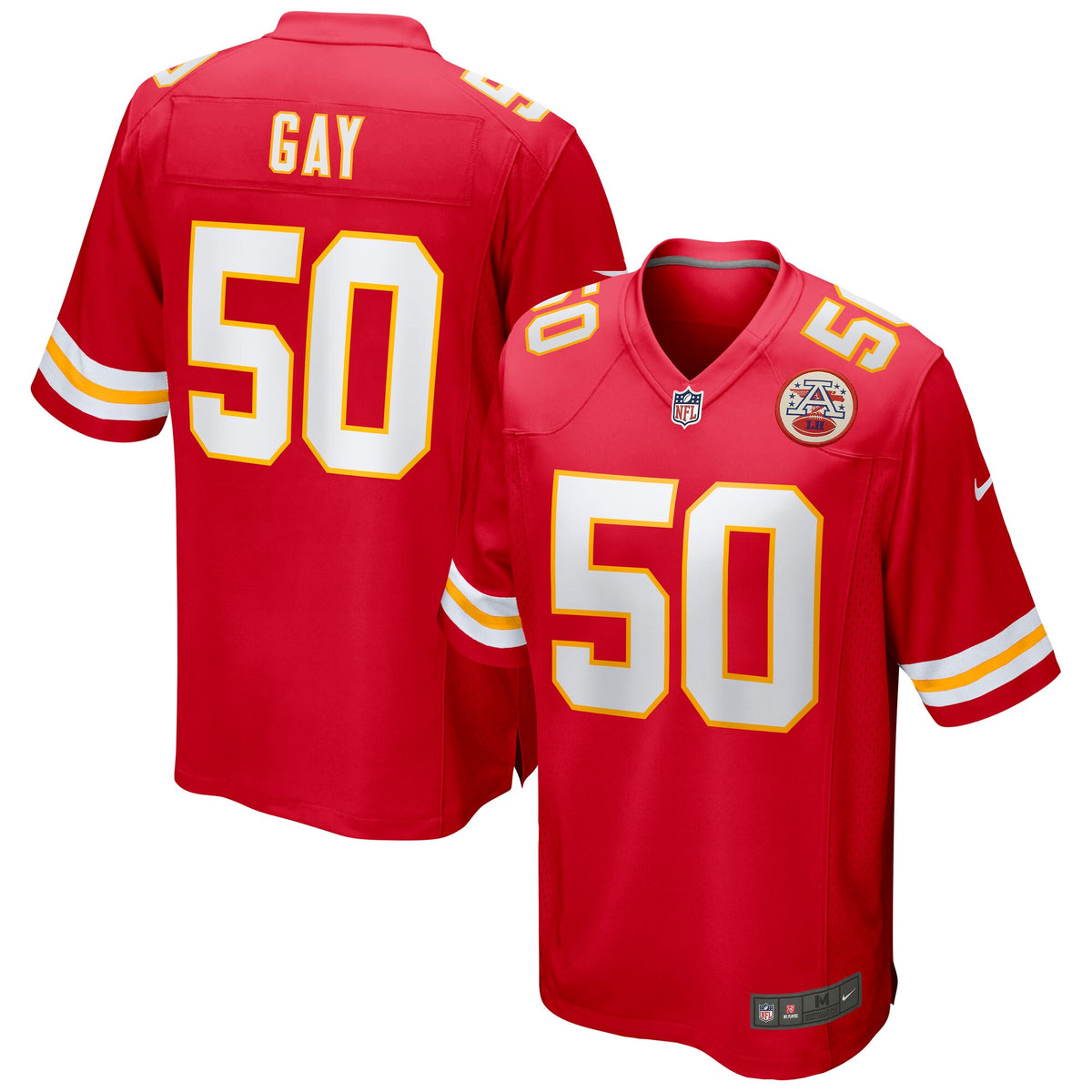 Kansas City Chiefs Willie Gay Red Game Jersey
