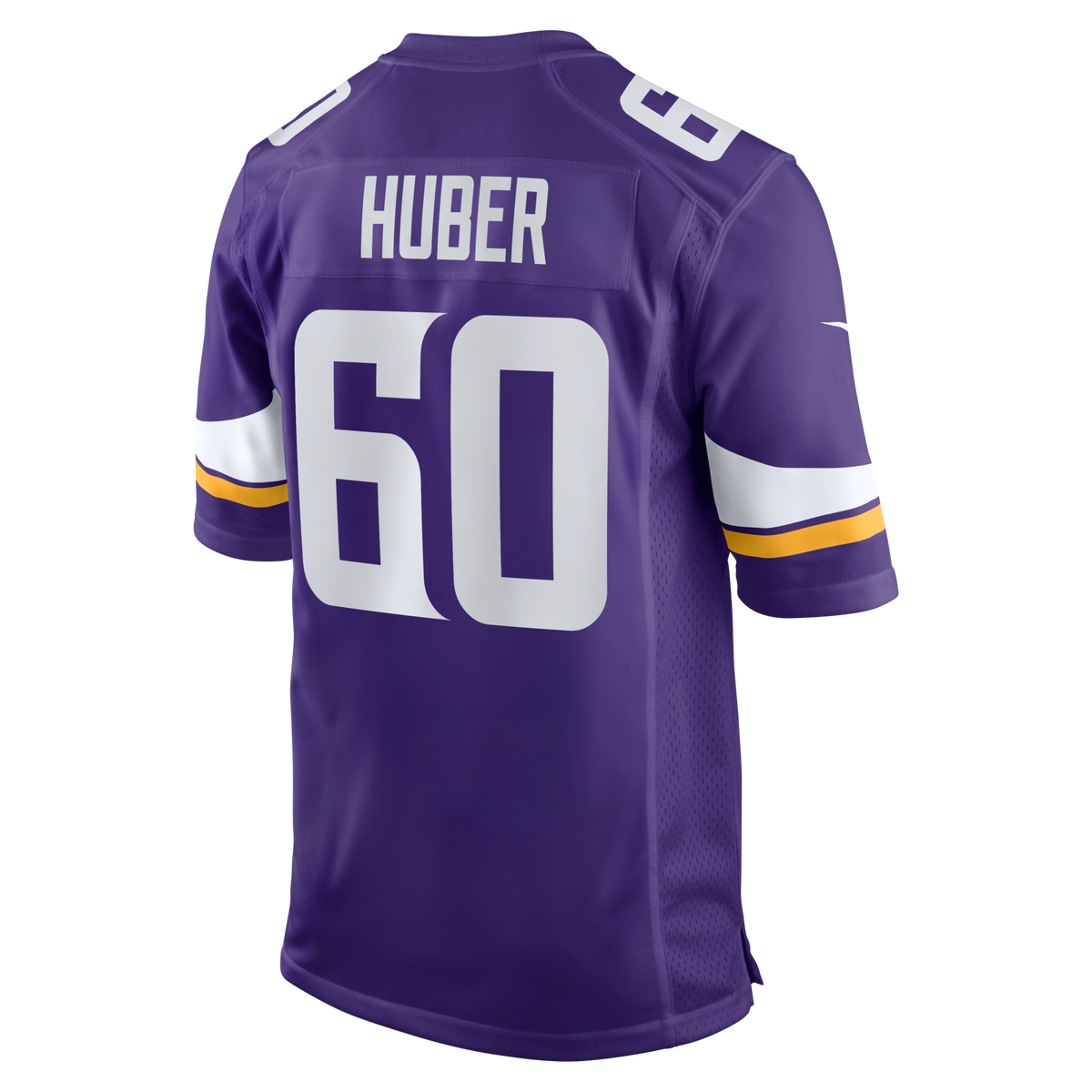 Minnesota Vikings Joe Huber Purple Team Game Jersey