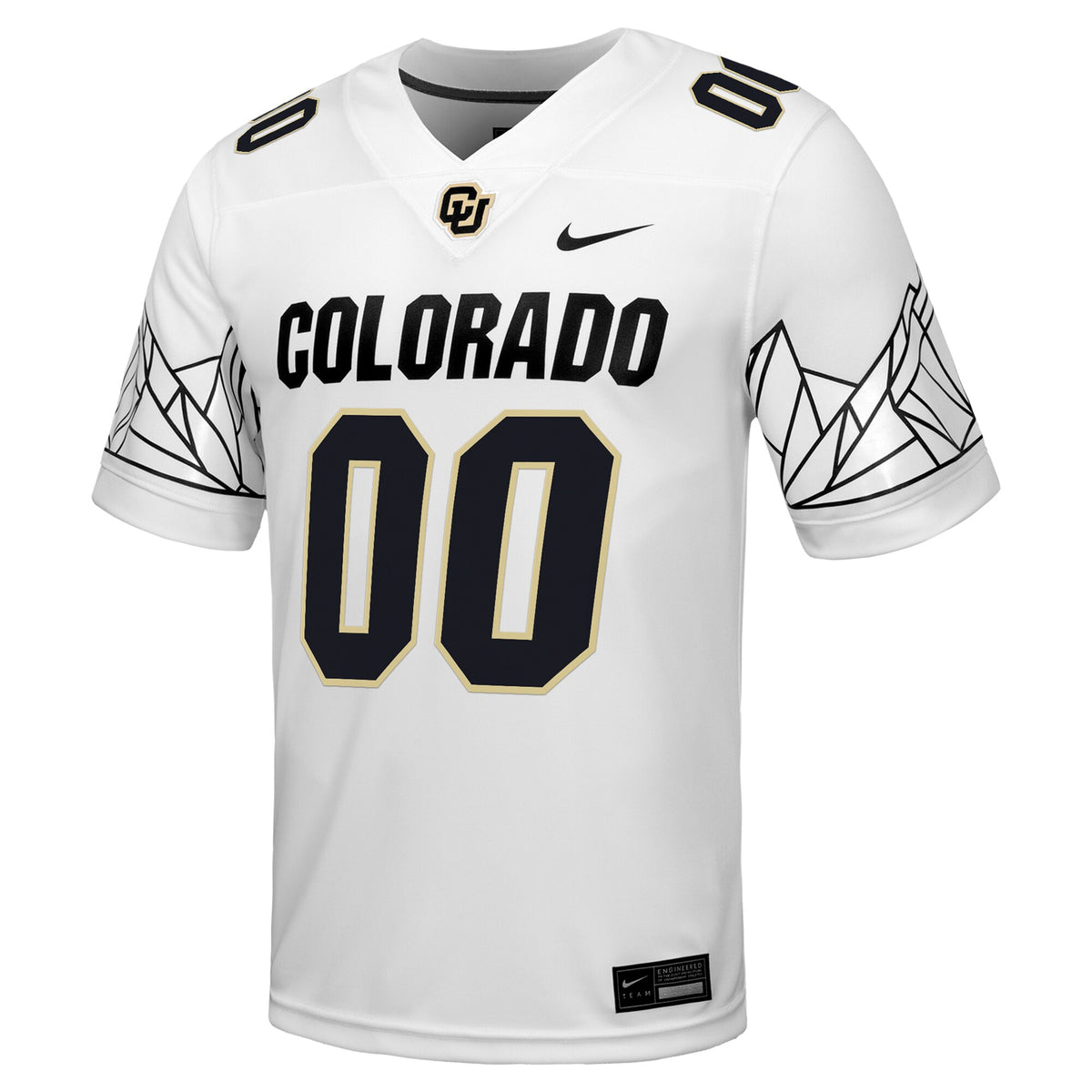 Colorado Buffaloes Custom Football Game Jersey - White
