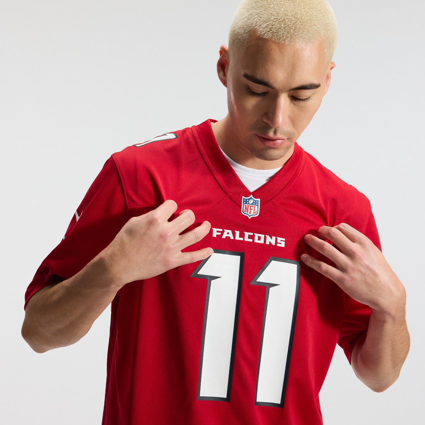 Atlanta Falcons Jalon Walker Nike Red Game Jersey