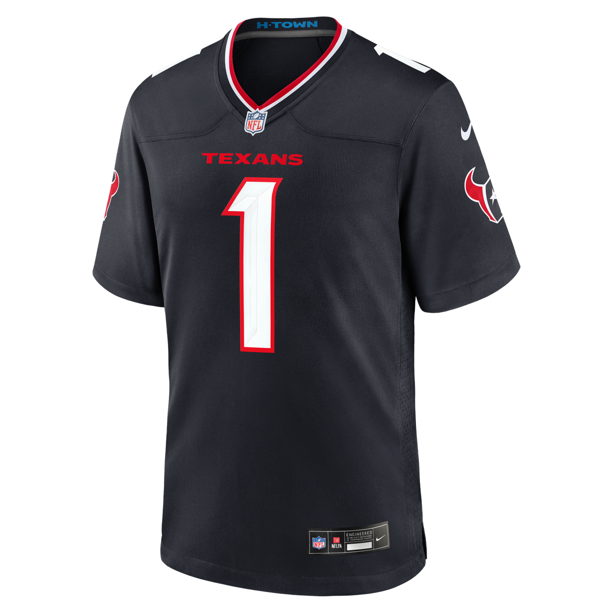 Houston Texans Tank Dell Navy Team Game Jersey