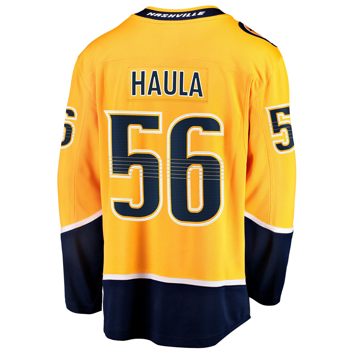 Nashville Predators Erik Haula Fanatics Gold Home Breakaway Jersey