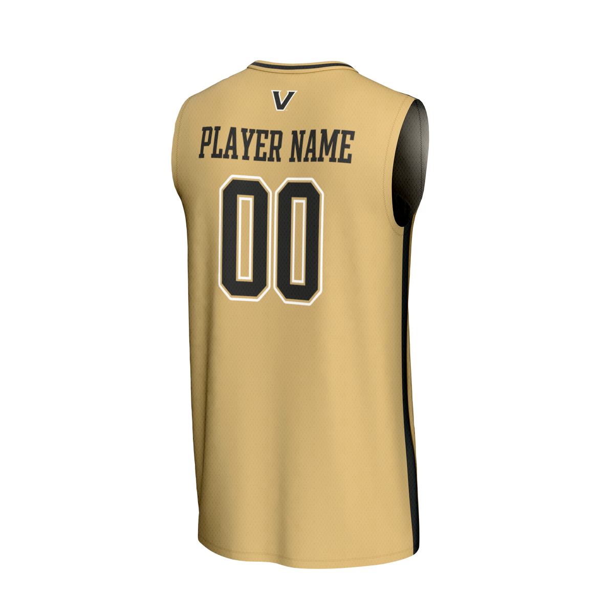 Vanderbilt Commodores GameDay Greats NIL Pick-A-Player Lightweight Basketball Fashion Jersey - Gold