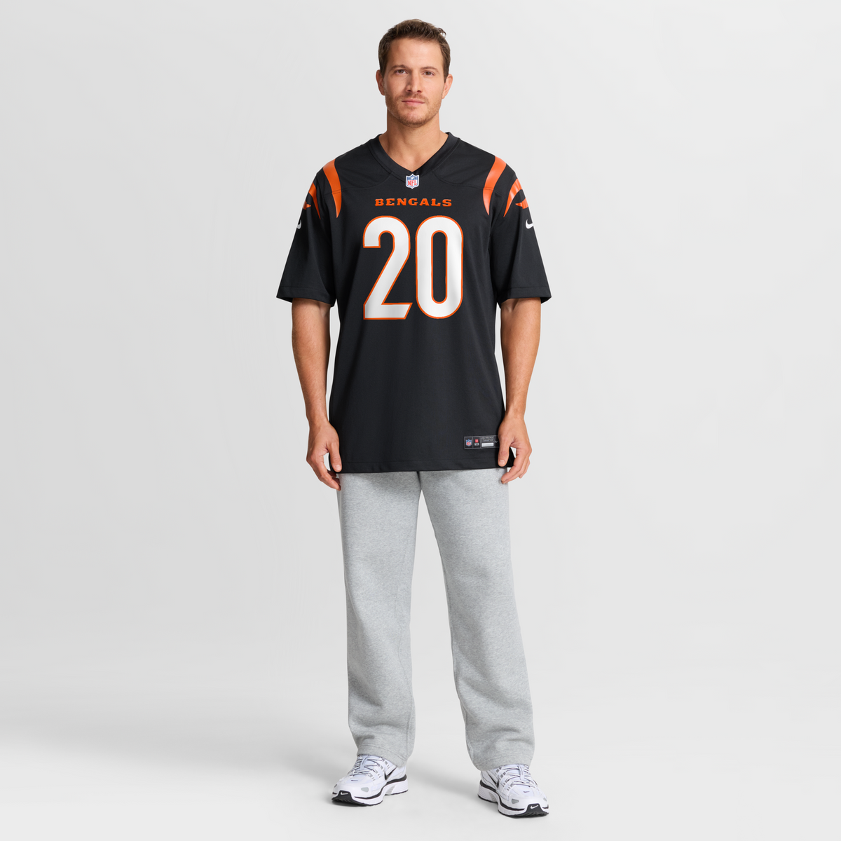 Cincinnati Bengals Lemar Parrish Black Team Retired Game Jersey