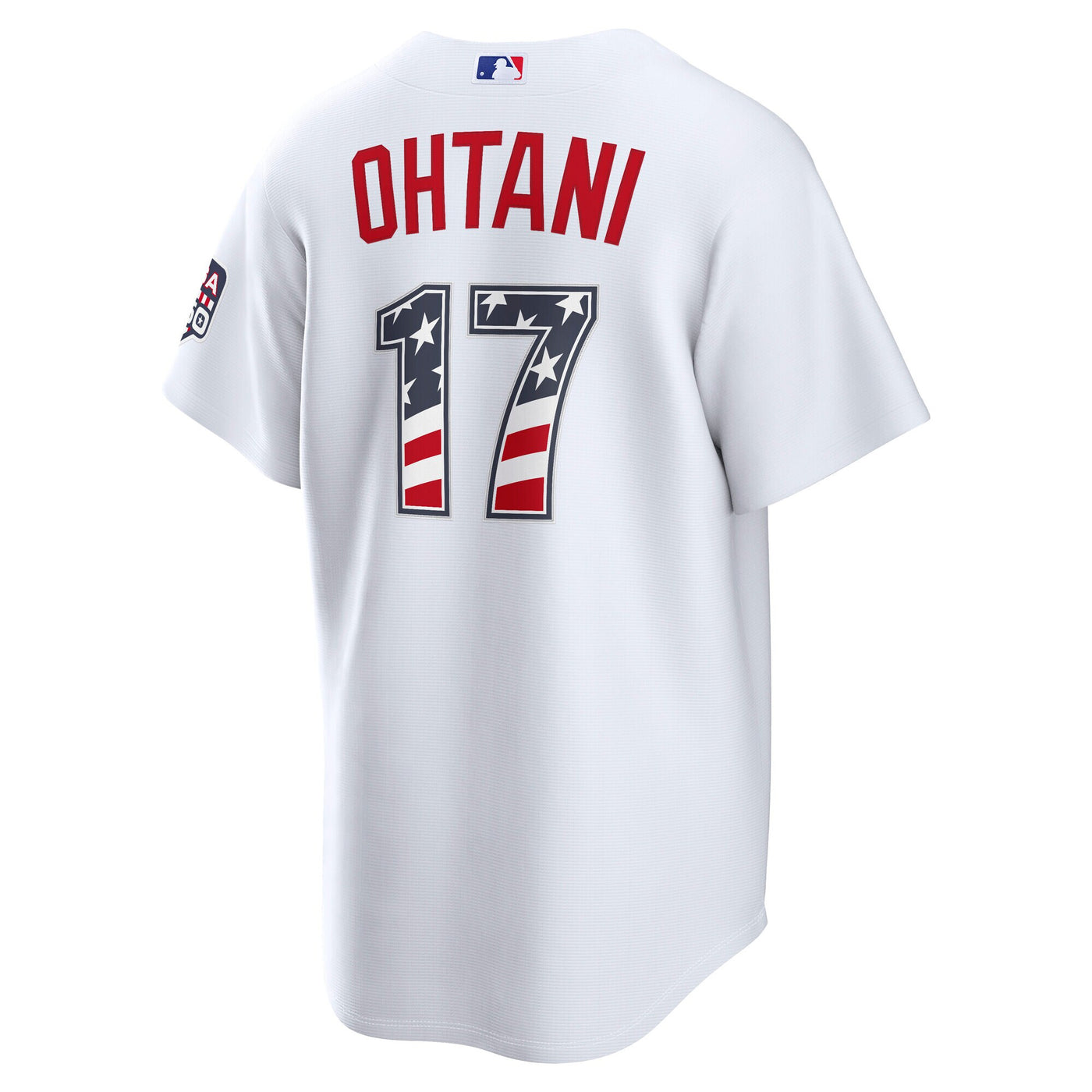 Fourth of July Los Angeles Dodgers Shohei Ohtani Nike White USA 250 Stadium Jersey
