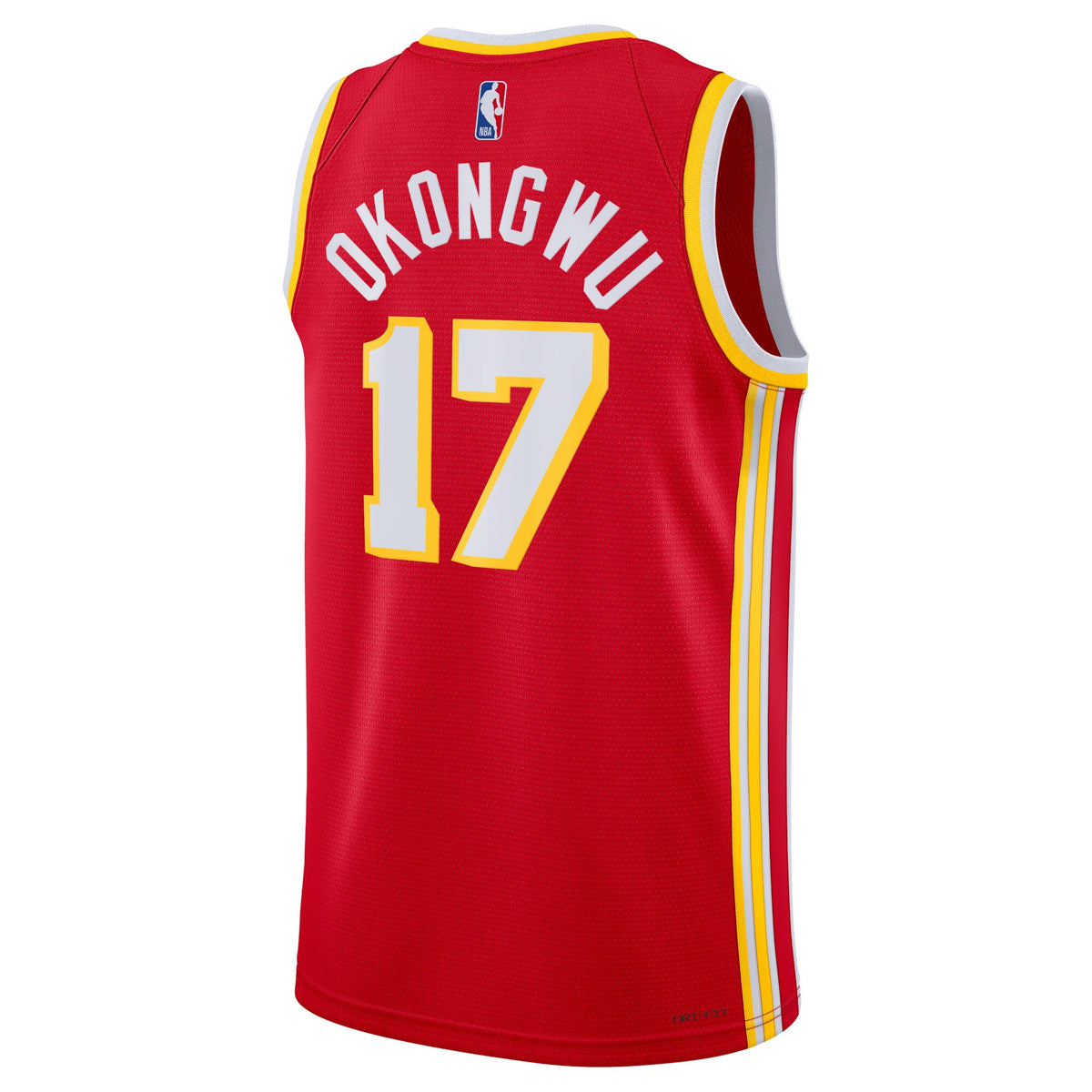 Atlanta Hawks Icon Edition Swingman Jersey - Red - Onyeka Okongwu -
