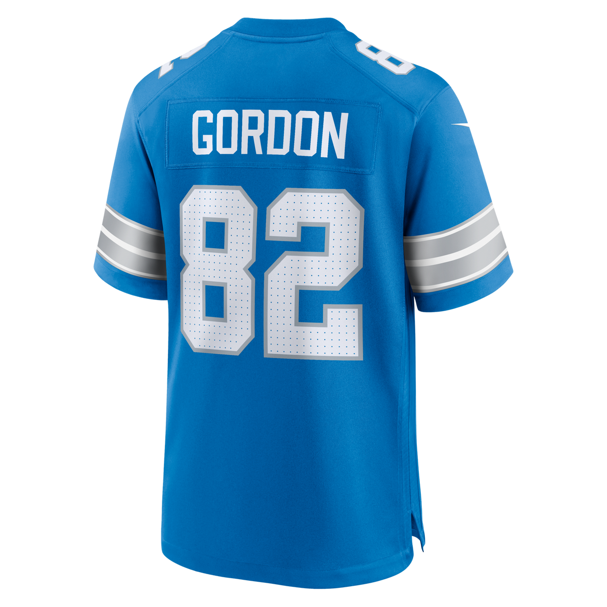Detroit Lions Thomas Gordon Blue Team Game Jersey