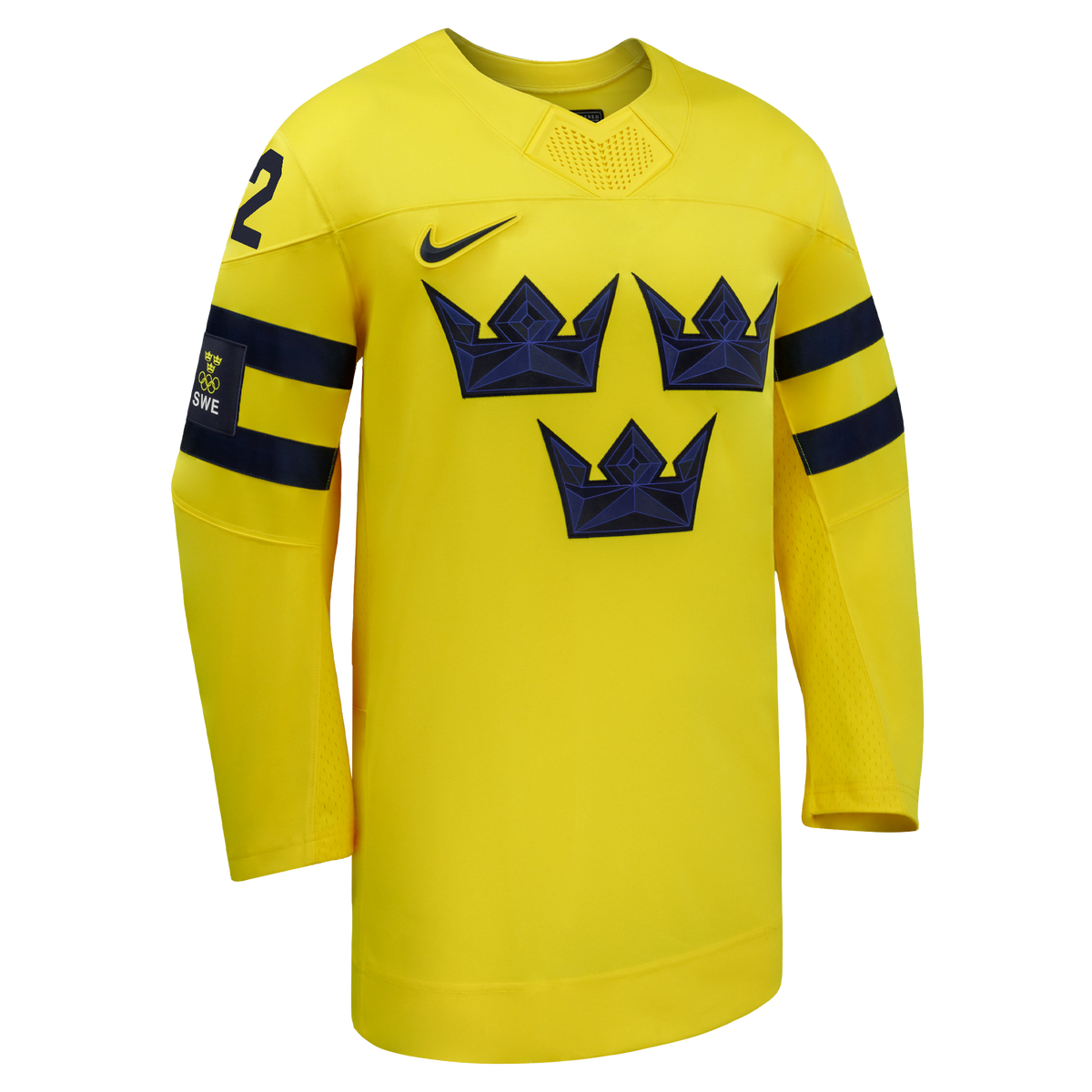 Sweden Hockey Gabriel Landeskog Yellow 2026 Away Replica Jersey