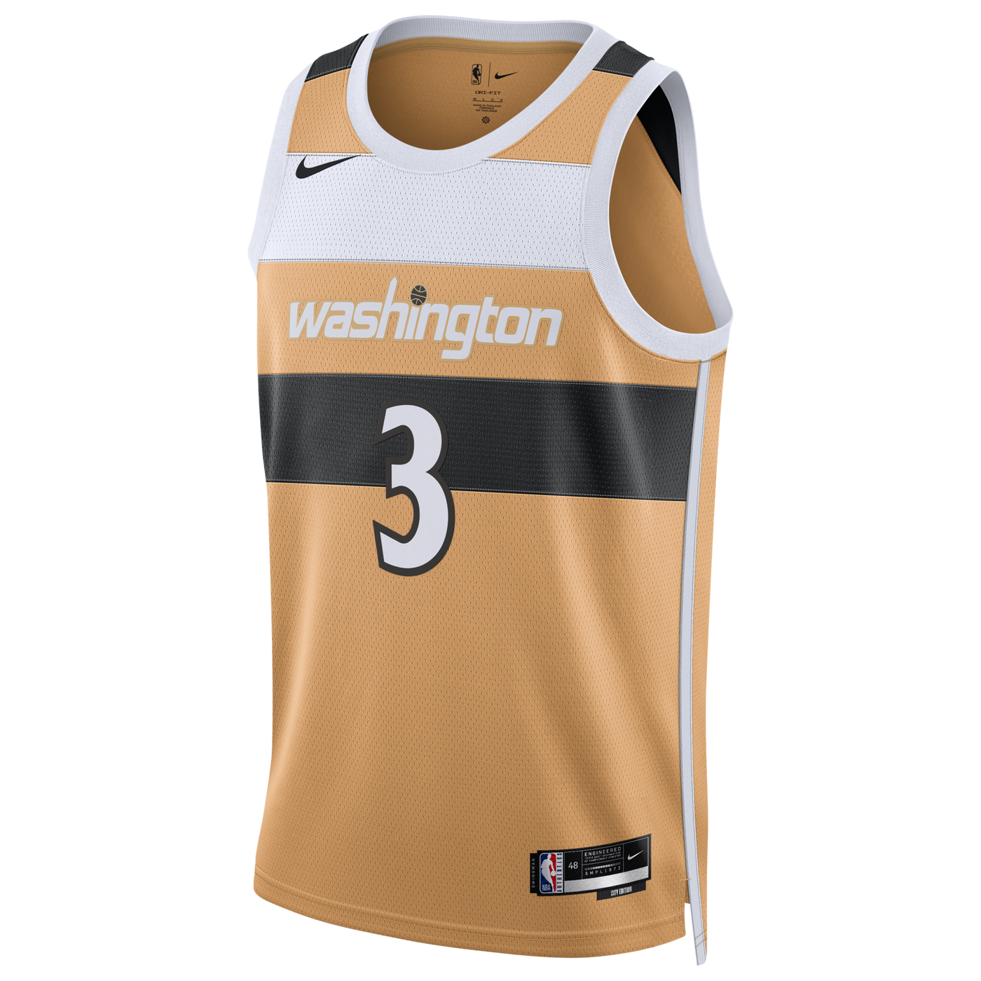 Washington Wizards 2025/26 Nike City Edition Swingman Jersey - Tan - Trae Young