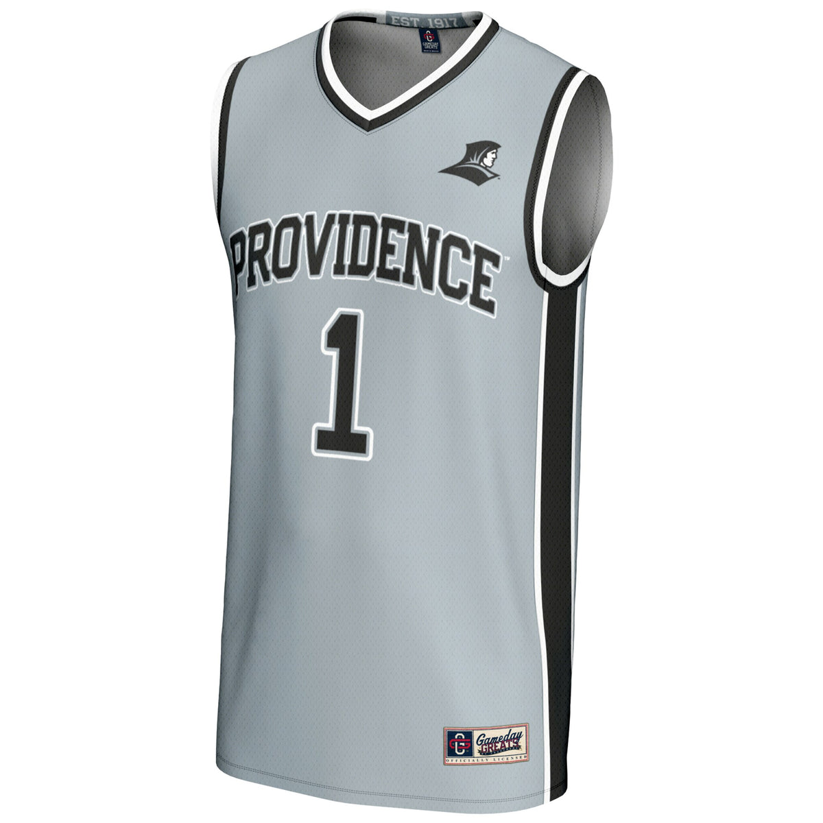 #1 Providence Friars GameDay Greats Lightweight Basketball Jersey - Silver