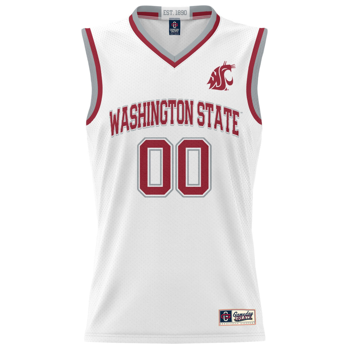 Washington State Cougars GameDay Greats NIL Pick-A-Player Basketball Jersey - White