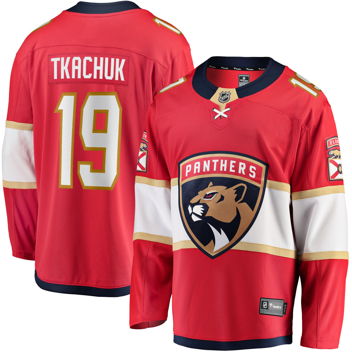 Florida Panthers Matthew Tkachuk Fanatics Red Home Breakaway Player Jersey