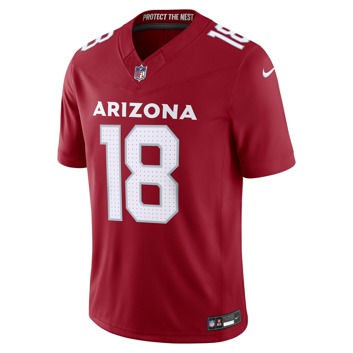Arizona Cardinals Marvin Harrison Jr. Cardinal Team Vapor F.U.S.E. Stitched Limited Jersey