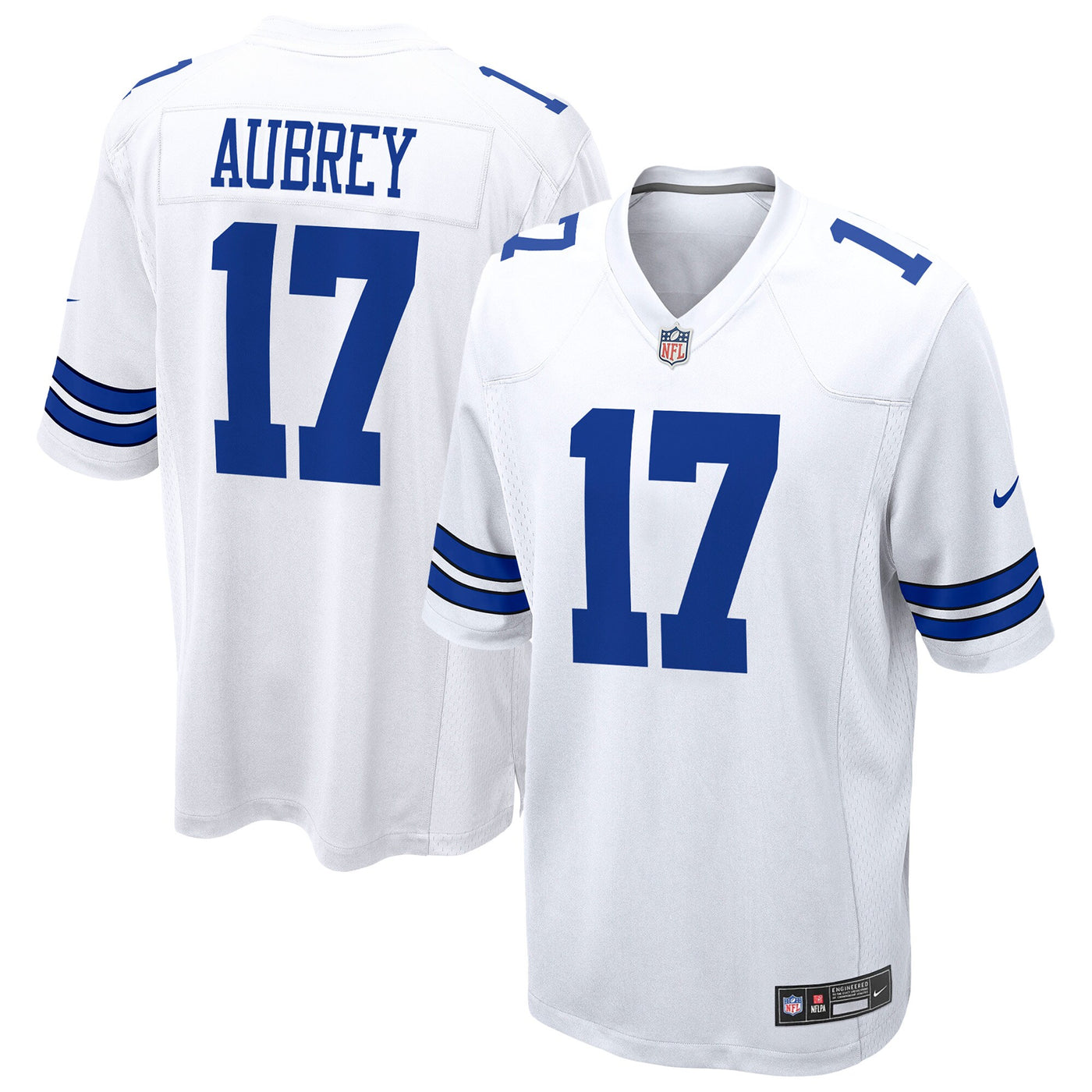Dallas Cowboys Brandon Aubrey Nike White Game Jersey