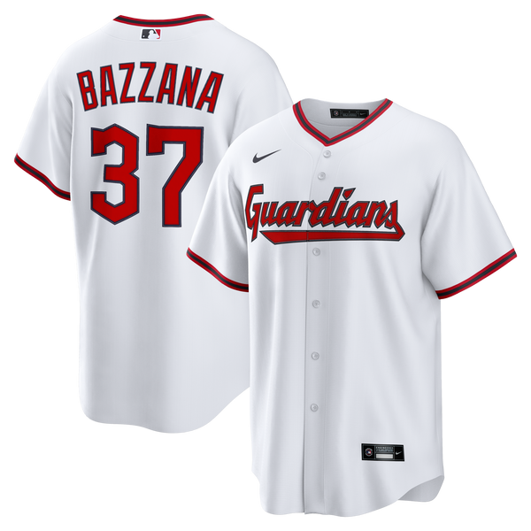 Cleveland Guardians Travis Bazzana Nike White Home Replica Jersey